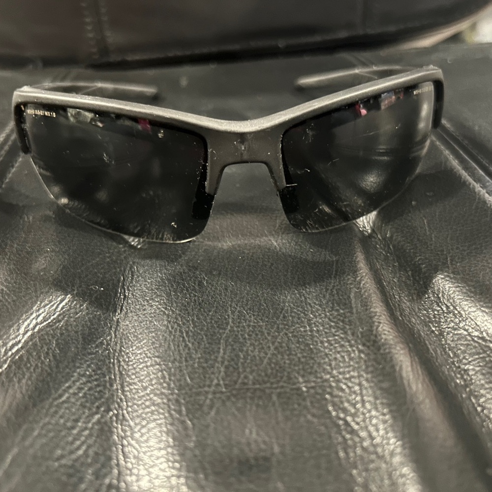 Wx Saint Black Rectangular Sunglasses - image 2